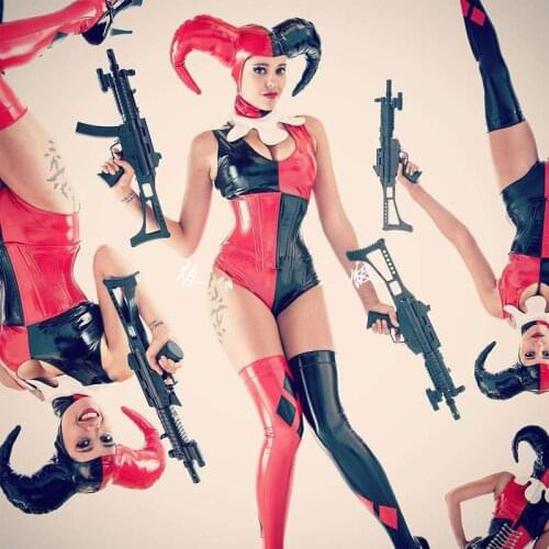 Sexy Female Singer Bodysuit Nightclub Halloween Party Cosplay Suit Women Pole/Jazz/HipHop Dance DSDJ Costume Rave Outfit DWY4912