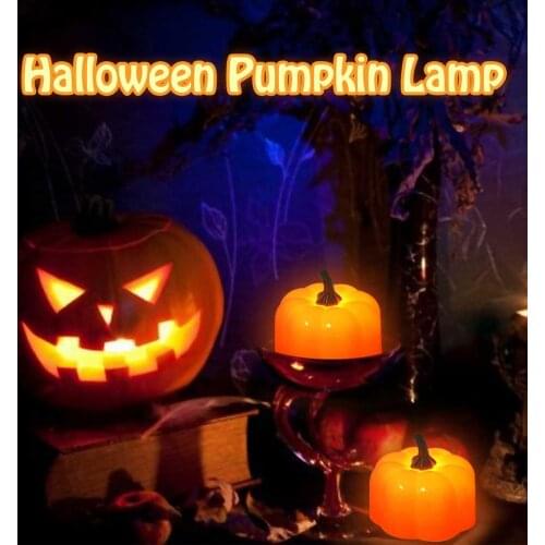 Halloween Pumpkin Light Lantern Decorative LED Night Light