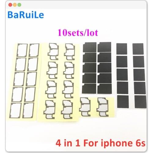 BaRuiLe 10sets(40pcs) Motherboard Logic Board Heat Shield Dissipation Film Sticker For iPhone 6S Replacement Part