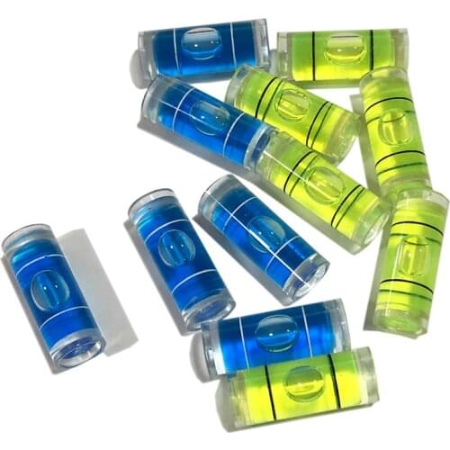 Tube Level Bubble Arcylic Long Vials Spirit Level Measurement Tools 9.5*25 mm (100 pieces/lot)