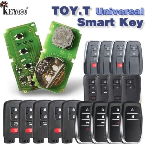 KEYECU Surport 4D 8A Series for Toyota Lexus Xhorse VVDI XM Lonsdor Smart Universal Regeneral Remote Circuit Board VVDI Key Tool