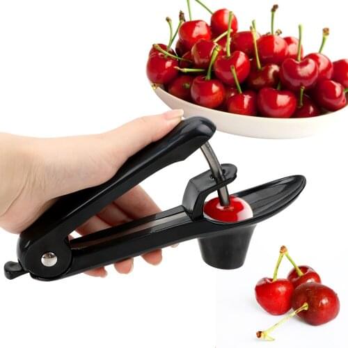 HILIFE Kitchen Accessories Cherry Pitter Cherry Core Seed Remover Plastic Fruits Gadgets Tools Olives Go Nuclear Device