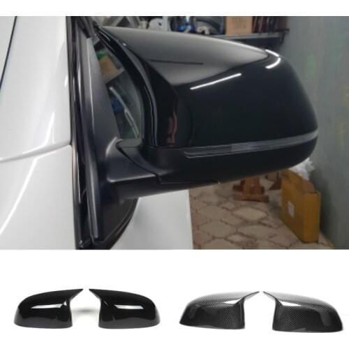 2014-2020 1 Pair Replacement Carbon Mirror Cover For Bmw X5 G05 X6 G06 X3 G01 X4 G02 ABS Mirror Cover F15 F16 F25 F26
