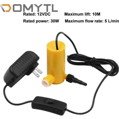 3 in 1 Miniature Water Pump 12V Small For Cutting Machine Slotting Machine 10M Head Submersible Watering And Pumping