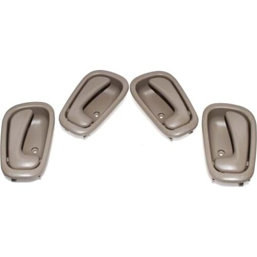 4Pcs Inside Interior Door Handle for Toyota Corolla 1998-2002 Front Rear Driver & Passenger Side Manaul Lock Beige/Tan