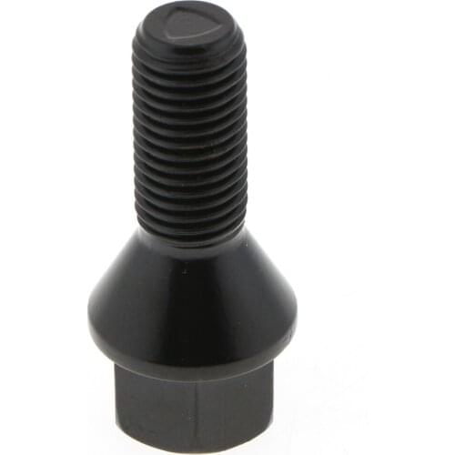 Wheel Lug Bolt for BMW Tire Extension Screw M12 1.50 Lug Nuts Black