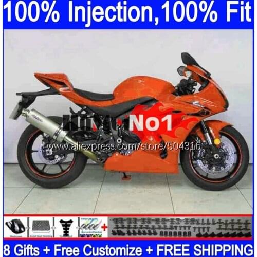 Injection OEM For SUZUKI GSXR1000 L7 L8 GSXR 1000 2017 2018 2019 116MC.46 GSXR-1000 K17 GSX-R1000 17 18 19 Fairing orange glossy