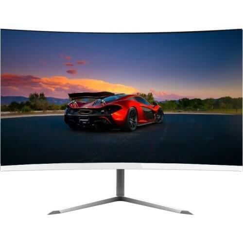 Curved Monitor 32 Inch Fhd 1920*1080 Frameless LCD LCD Ips Screen Pc Monitor Vga For Office Use