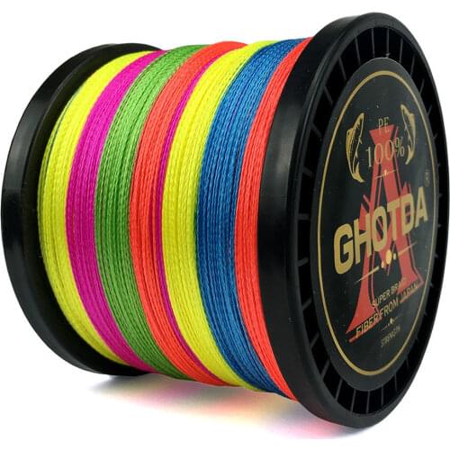 Super Strong Fishing Line High Density Weaves Fishing Line 4 Strands 100M Multifilament PE Braided Wire Cast Rock Sea/Freshwater