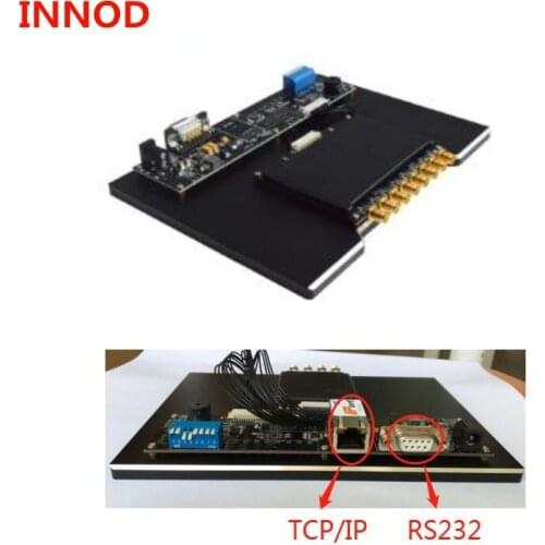 Hot selling Europe 865-868mhz US 902-928MHZ wholesale factory price 8 ports impinj r2000 TCP/IP RS-232 interface uhf rfid reader