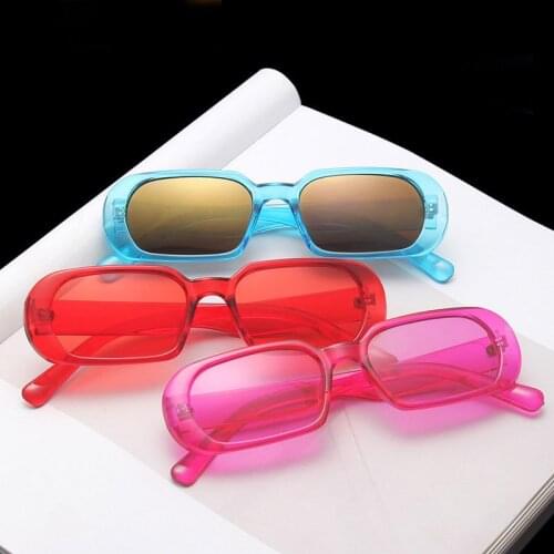 Small Square PC Frame Sunglasses Woman Trend Ocean Lens Eyeglasses Men Luxury Designer Sun Glasses oculos feminino Gafas Eyewear