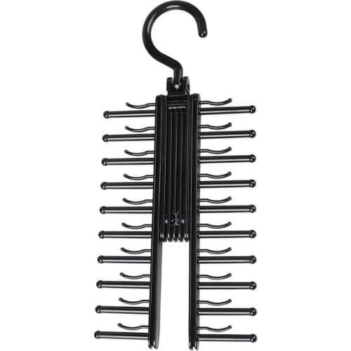 Multifuction Storage Rack Tie Belt Organizer Rotating Saver Wardrobe Organization Closet Space Ties Holder Rack Hanger T3Y4