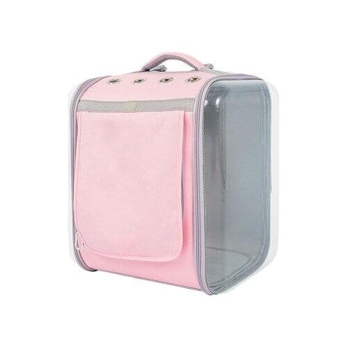 2019 new transparent cat bag out portable cat dog pet big suitcase box capsule Large space foldable