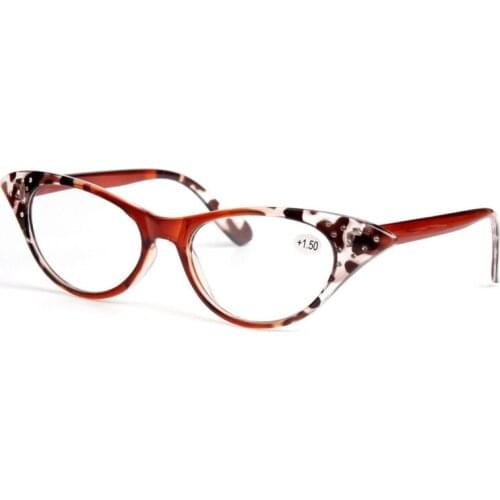 New Momen Reading Glasses Resin Lens Presbyopia Cat Eye Frame Plastic Simple Superior Quality 1.0 1.5 2.0 2.5 3.0 3.5 R114