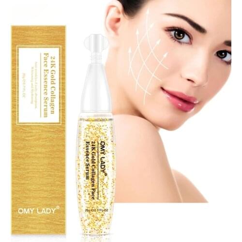 OMY LADY 24K Gold Facial Serum Skin Care Essence Anti-aging Face Care Moisturizing Nourishing Serum Lifting Firming Anti Wrinkle