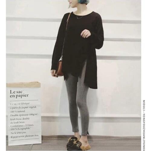 Autumn Winter Maternity Cotton Leggings Casual Solid Slim Pants for Pregnant Women 2021 New Pregnancy Elasticity Soft Trousers