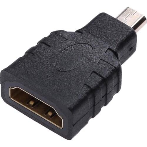 Micro HDMI-compatible Female to HDMI-compatible Male Adapter Connector Converter for Android TV Tablet Phone