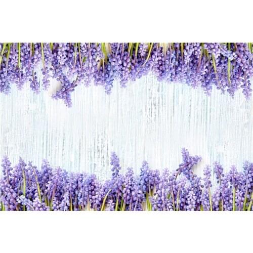 SHENGYONGBAO Vinyl Custom Photography Backdrops Prop Flower Wood Planks Scenery theme Photo Studio Background M191112-02589