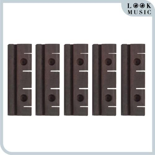 5Pcs Ukulele Bridge Rosewood 21" Soprano Uku Bridge 4 String Hawaii Guitar Parts