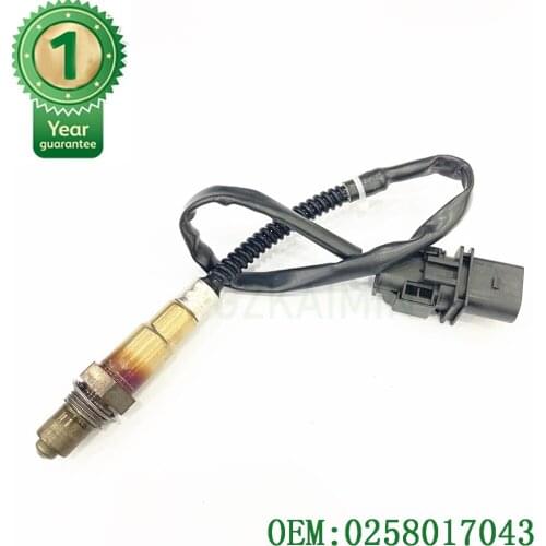 High Quality 0258017043 AUT18863 For Audi A4 S4 B7 8E 8H 2007 Diesel Lambda Oxygen Sensor OEM 0258017043 AUT18863