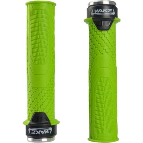 WAKE Bike Handlebar Grips Comfortable Locking Handlebars Grip Bike Grips for MTB BMX