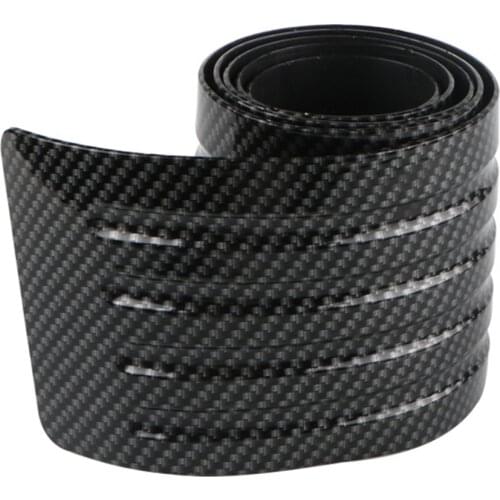 Protective Styling Mouldings Car Stickers 90cm/104cm Car Trunk Guard Plate Sticker Rear Bumper Trim Anti-Scratch Strip Pad