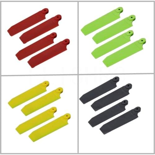 2Pairs/Lot) ALZRC - Devil 75mm Tail Blade - Fluorescent Fit 380 420 500 Helicopter Parts