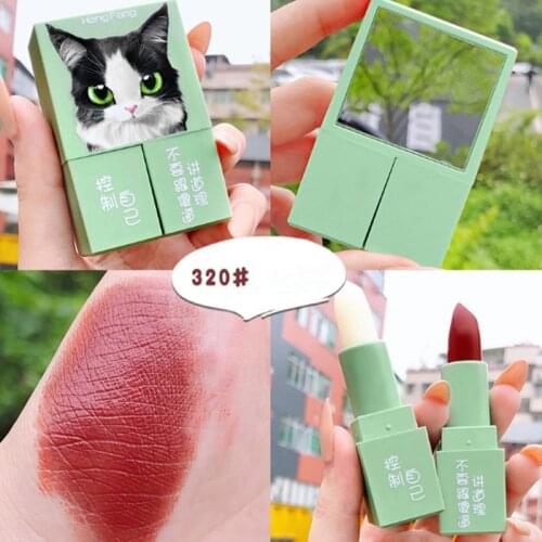 2PCS Color-changing Lip Balm+Matte Lipstick Velvet lasting Waterproof Lipkit Moisturizing Lipstick Makeup Set