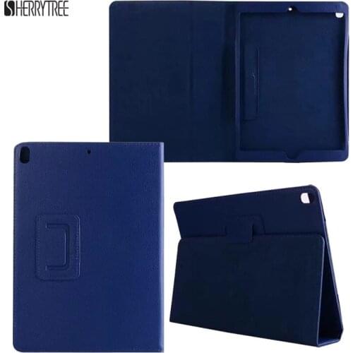 2017 Litchi Folio Stand PU Case For Apple iPad Pro 10.5 Protective Skin Cover 50PCS/Lot By DHL Fedex