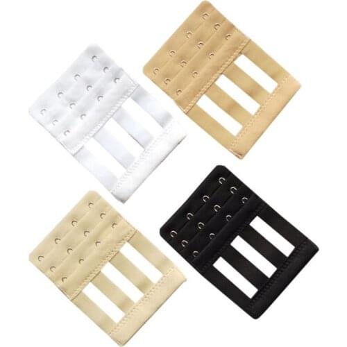 3 Rows 4 Hooks Underwear Buckle Women’s Bra Extender Strap Adapter Intimates Accessories