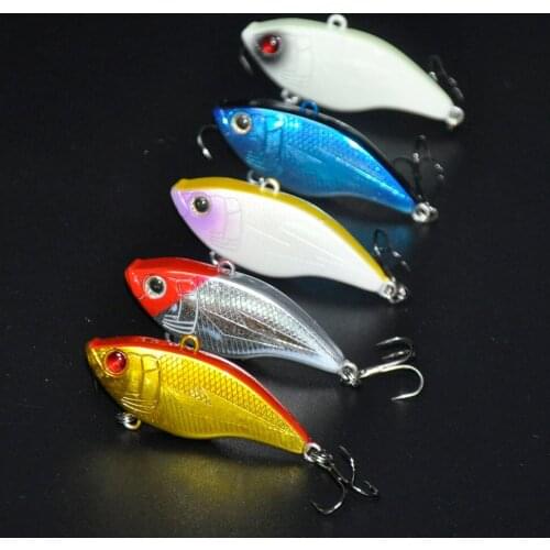 Lots of 5pcs 55mm 13g Hard Fishing Lures VIB Vibration Baits w/ Display Box