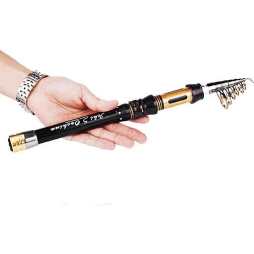 99% Carbon Fiber Telescopic Fishing Rod 1.5-3m Short Sea Rods Telescopic Fishing Rod Spinning Fishing Pole Sea Rod R01