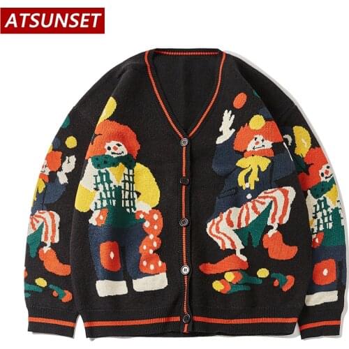 ATSUNSET Men's Knitted Cardigans