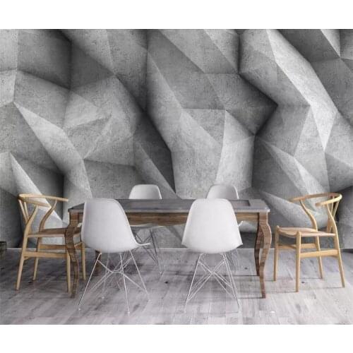 Beibehang Custom wallpaper 3d mural Nordic minimalist personality abstract geometric pattern TV background wall paper 3d murals