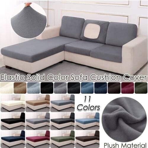 11 Colors Sofa 1/2/3/4 Seaters Cover Elastic Furniture Protector Sofa Seat Cushion Slipcover Spandex Couch Cover