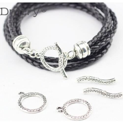 Dmtry 10set 30% Off Metal Trendy Vintage Jewelry OT Clasp Connectors Fit Bracelet Diy Accessories Wholesale Lots Bulk LC0104