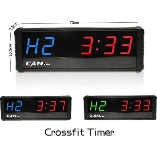 [Ganxin]4" Plus New Material for Convenient Portable Fitness Clock Timer gym timerTraining Rest Time Alternate Long Warranty