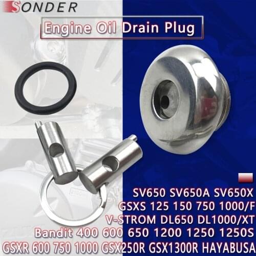 Oil Filler Cap FOR SUZUKI GSR 400 600 750 GSR400 GSR600 GSR750 GSX-R GSX R 600 750 1000 Engine Oil Drain Plug Sump Nut Cup Cover