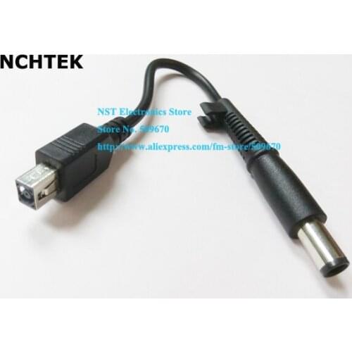NCHTEK DC 7.4x5.0mm Male Plug to DC 4.5x3.0mm Female Adapter Connector Cable About 15CM/Free Shipping/1PC