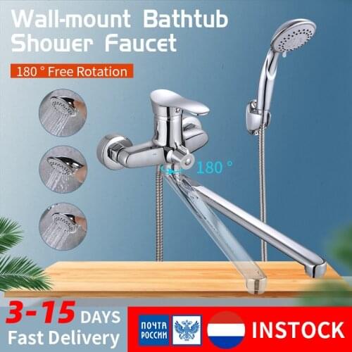OLINIA bathroom set chrome polished shower mixer bathroom faucet single hand shower faucet set ceramic core faucet shower OL8300