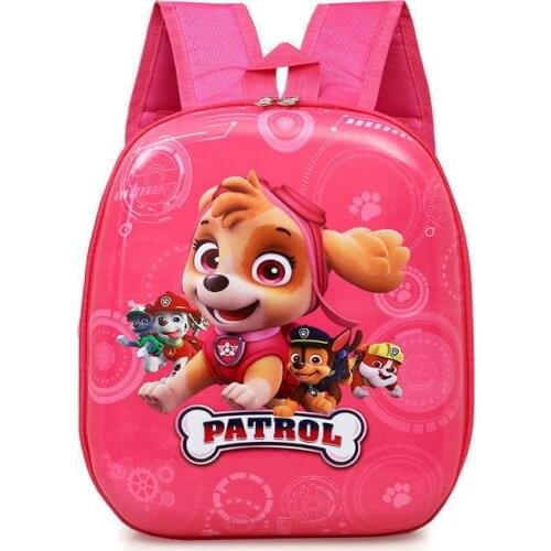 Genuine Paw Patrol Childrens School Backpack Anime In Kindergarten Puppy Patrol Chase Skye Marshall Rubble Boy Girl Child Bag