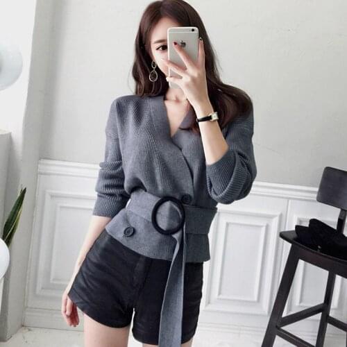 New arrival fashion women thick warm casual trend simple knit coat comfortable temperament outwear high quality bouncy jacket