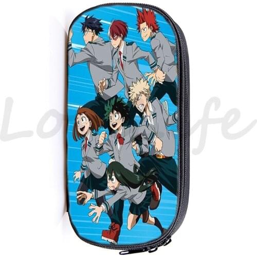 Kids Boku no hero academia Pencil Holder Boys Pen Bag Girls Zipper Pencil Case Bag Chidren Pencil Case School Supply Pencil case