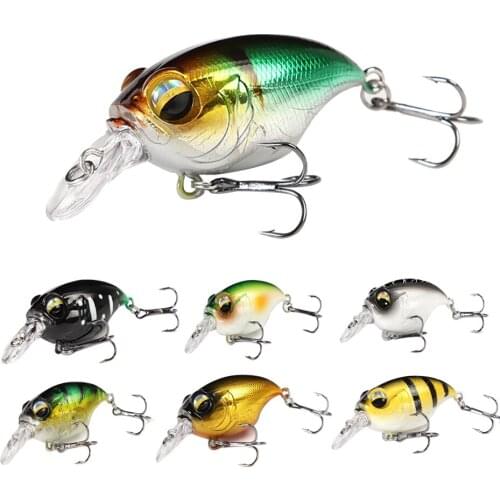1PCS 38MM 8G Minnow Fishing Lures Sinking Crankbait Wobbler Lure Hard Artificial Bait Pike Bass Fishing Sea Tackle Accessories