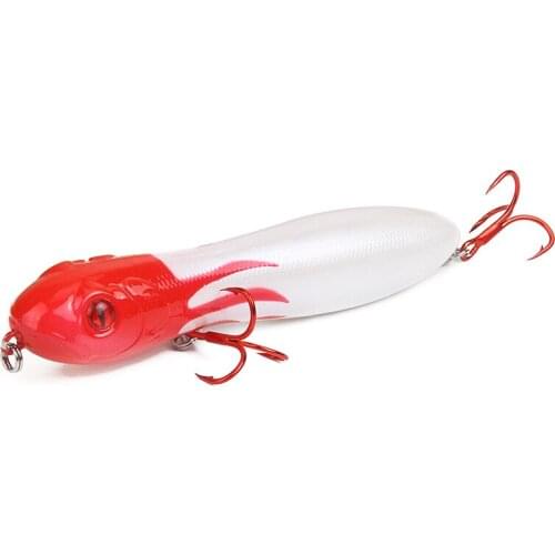 1 Pcs Snake Head Pencil Bait 105mm/15g Fishing lure Floating Crank Bait Sea Bass Pike Topwater 3D Eyes Plastic Wobbler Fishing