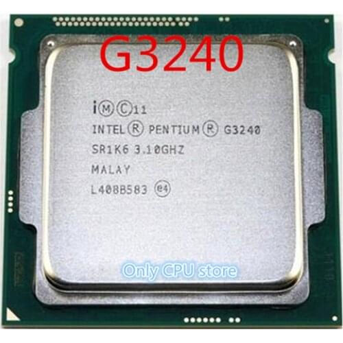Intel Processor Processor G3240 LGA1150 22 nanometers Dual-Core 100% working properly Desktop Processor