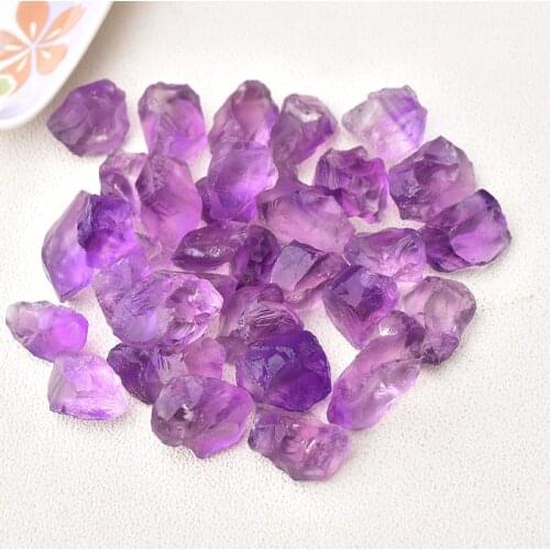 Natural Crystal Gravel Specimen Irregular Amethyst Stone Raw Crystals Home Decor for Aquarium Healing Energy Stone Rock Mineral