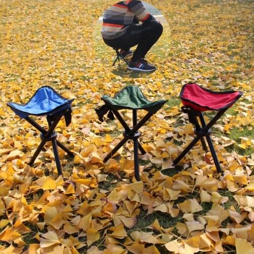 Folding Small Camping Stool Bench Stool Portable Outdoor Mare Ultra Light Train Travel Picnic Camping Fishing Chair Foldable
