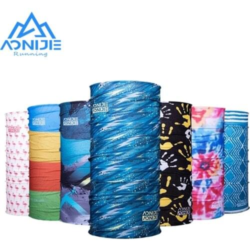 AONIJIE Sports Scarf Headwear Headband Bandana Balaclava Multifunctional Face Cover Sweatband Hairband For Cycling Yoga Hiking