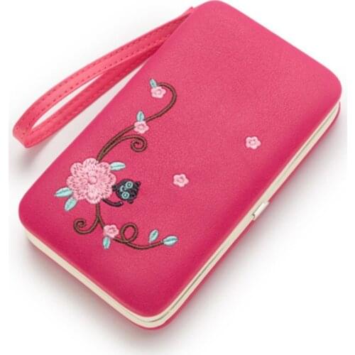 PU Leather Phone Bag Women Wallets Coin Money Purse Female Long Clutch Wallets Credit Card Holder Wallet Monedero Portemonnee